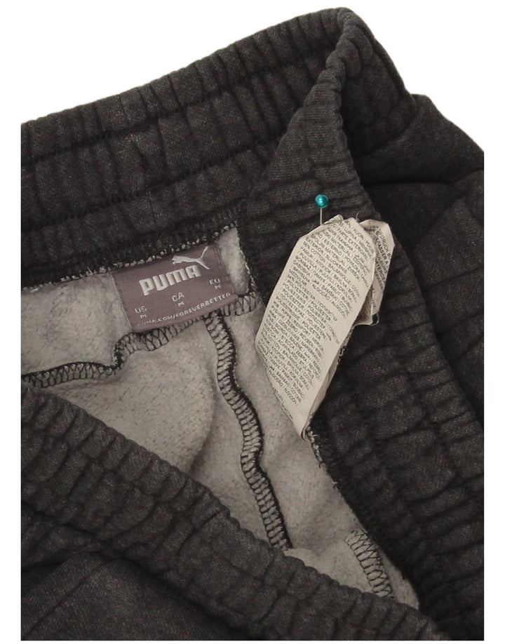 Puma Mens Tracksuit Trousers Joggers Medium Grey Cotton
