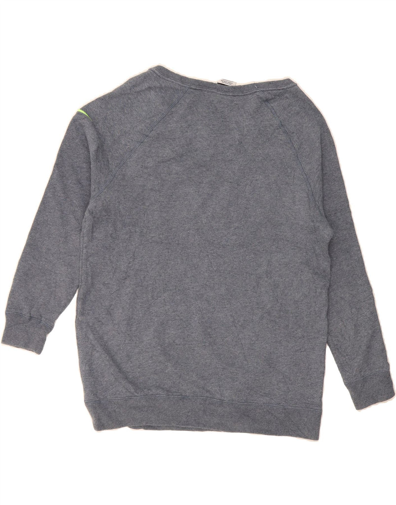 NIKE Womens Seattle Seahawks Sweatshirt Jumper UK 14 Medium Navy Blue Vintage Nike and Second-Hand Nike from Messina Hembry 