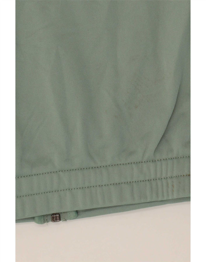 Puma Boys Graphic Tracksuit Top Jacket 5-6 Years Green Colourblock