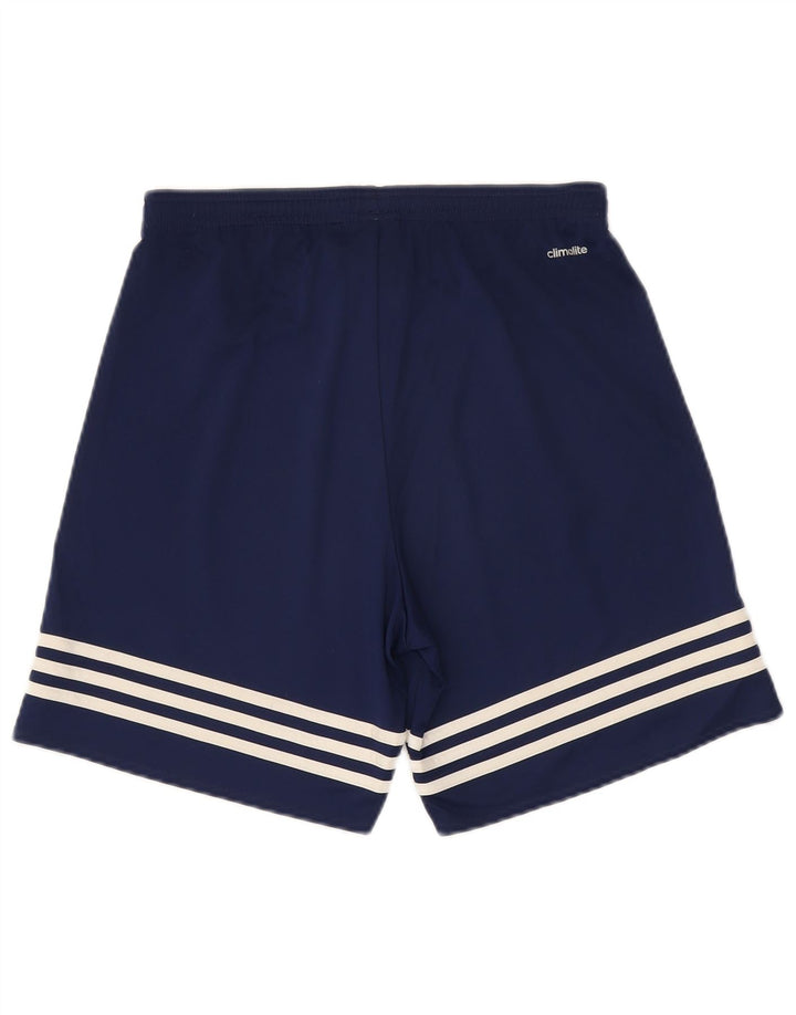 Adidas Mens Climalite Sport Shorts Small  Navy Blue Polyester