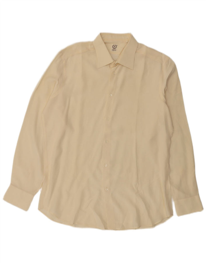 Vintage Mens Shirt Size 41 Large Off White