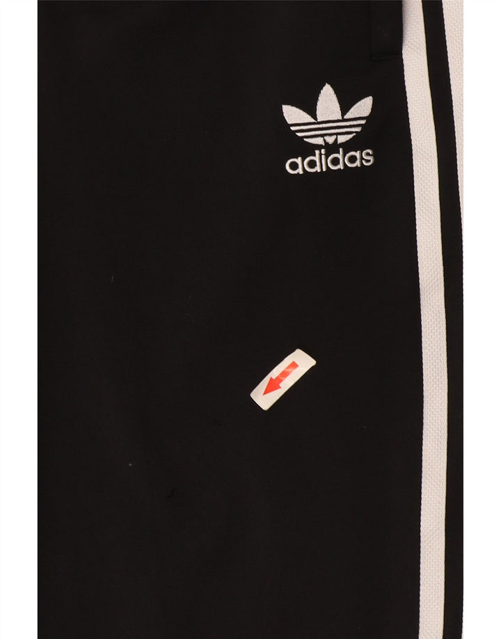 Adidas Boys Tracksuit Trousers Joggers 13-14 Years  Black Polyester