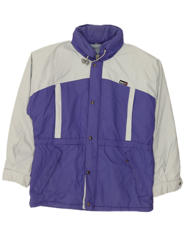Bailo Mens Hooded Ski Jacket IT 52 XL Blue Colourblock