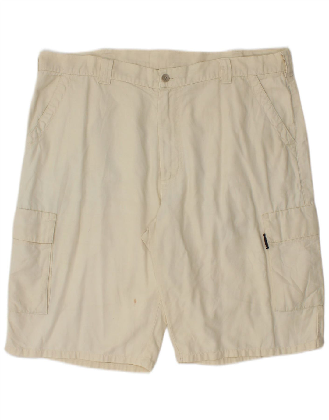 North Sails Mens Cargo Shorts IT 54 2XL W38 Off White Cotton