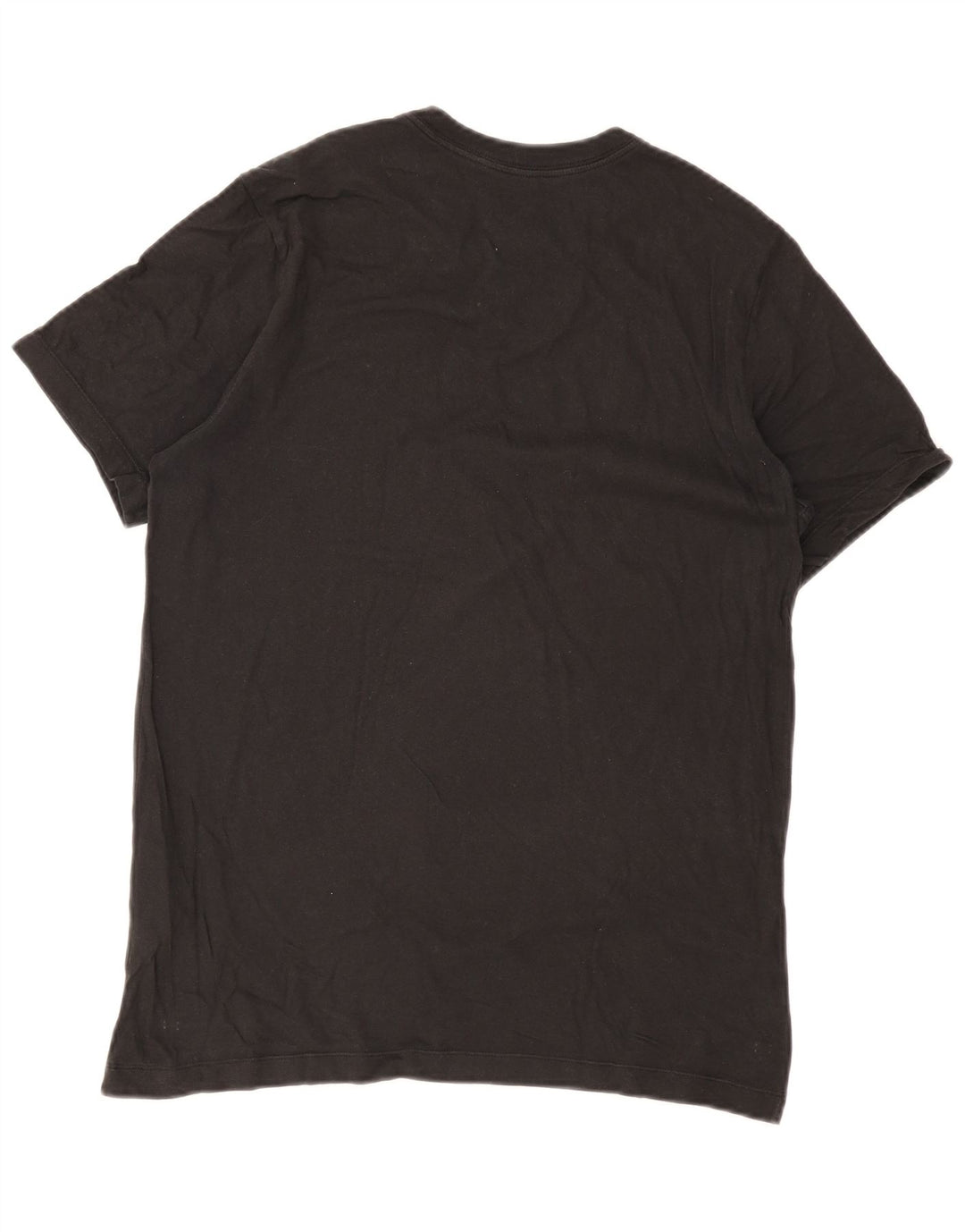 Nike Mens Graphic T-Shirt Top Medium Black Cotton