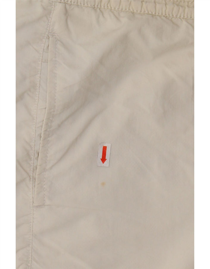 Emporio Armani Mens Swimming Shorts IT 48 Medium  White Polyamide