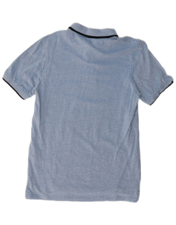Jack & Jones Mens Polo Shirt Large Blue Cotton
