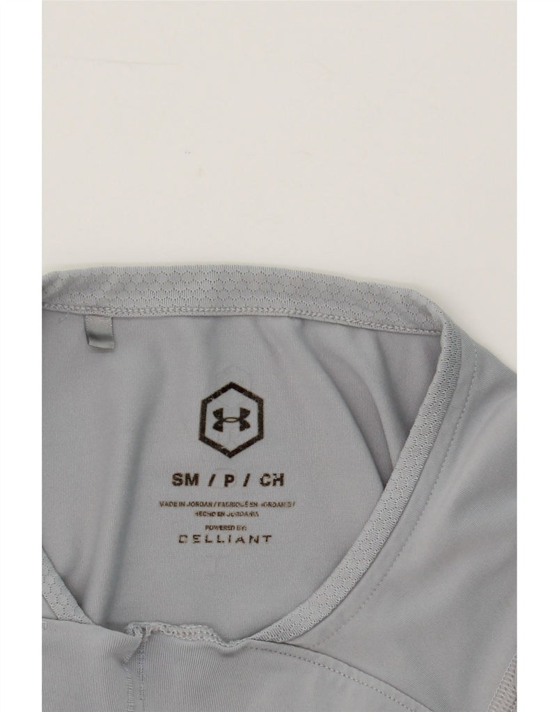 UNDER ARMOUR Mens T-Shirt Top Small Grey Vintage Under Armour and Second-Hand Under Armour from Messina Hembry 