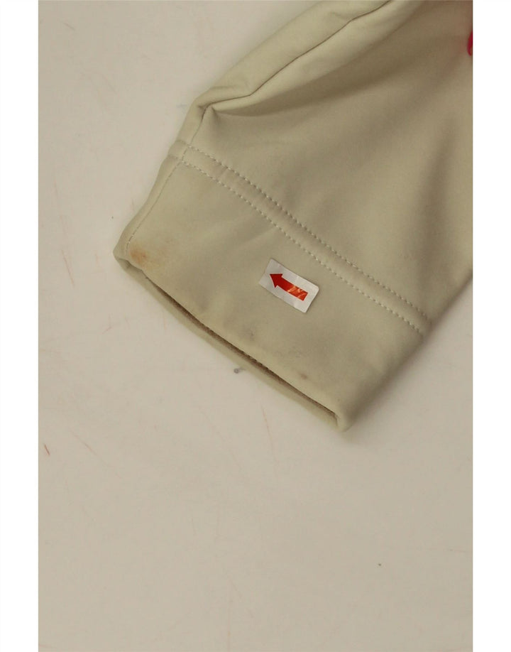 The North Face Womens Tracksuit Top Jacket UK 10 Small Beige Polyester