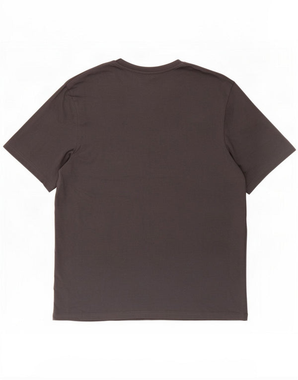 Lyle & Scott Mens T-Shirt Top Large Grey Cotton