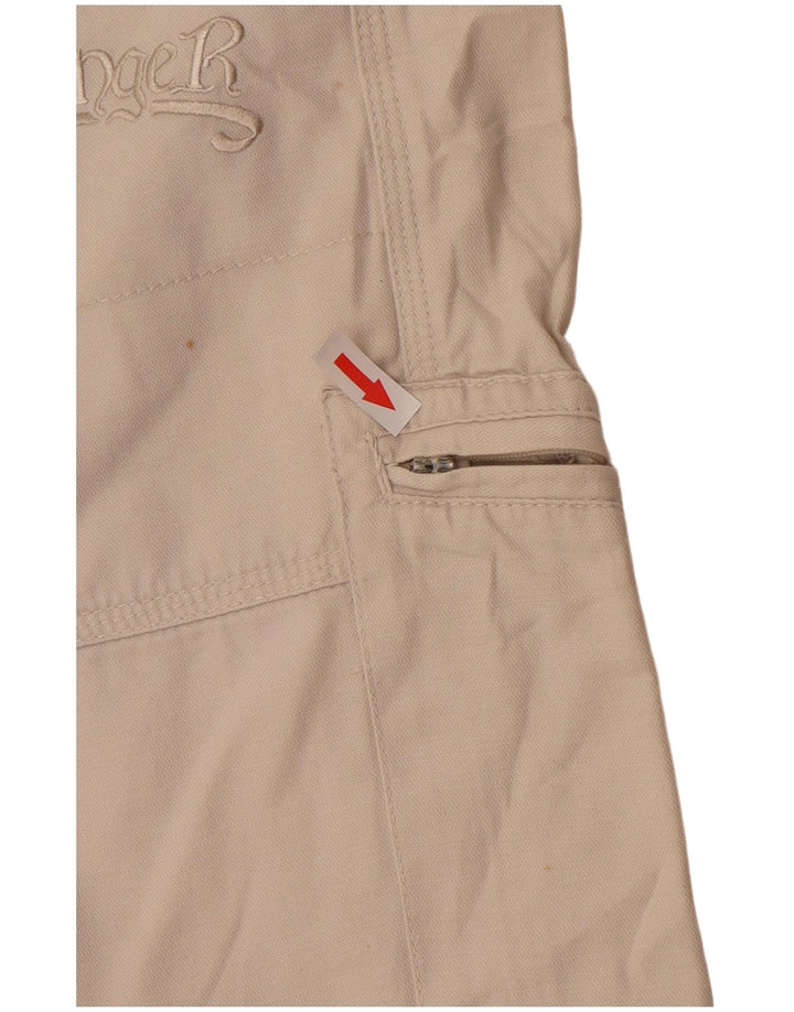 Vintage Mens Cargo Shorts IT 44 XS W34  White Cotton