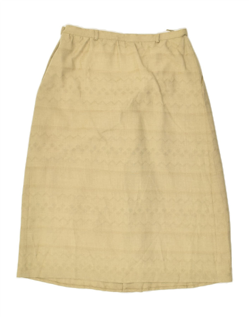 MARELLA Womens High Waist Straight Skirt UK 16 Large W28  Beige | Vintage Marella | Thrift | Second-Hand Marella | Used Clothing | Messina Hembry 