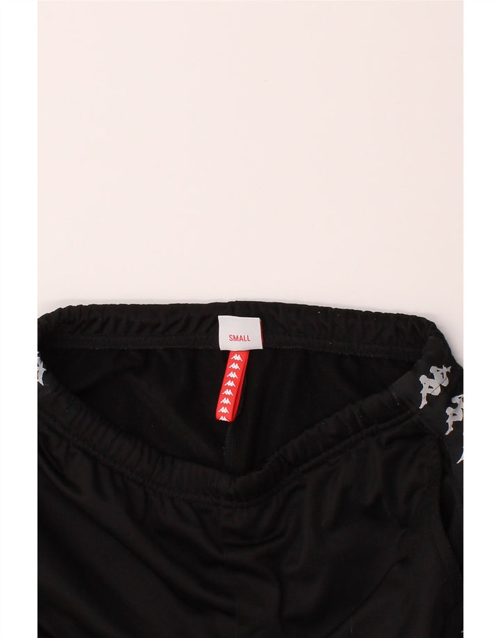 KAPPA Mens Graphic Tracksuit Trousers Joggers Small  Black Polyester Vintage Kappa and Second-Hand Kappa from Messina Hembry 
