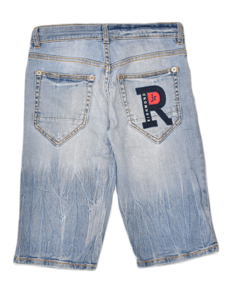 RICHMOND Boys Denim Shorts 11-12 Years W28 Blue Cotton | Vintage | Thrift | Second-Hand | Used Clothing | Messina Hembry 