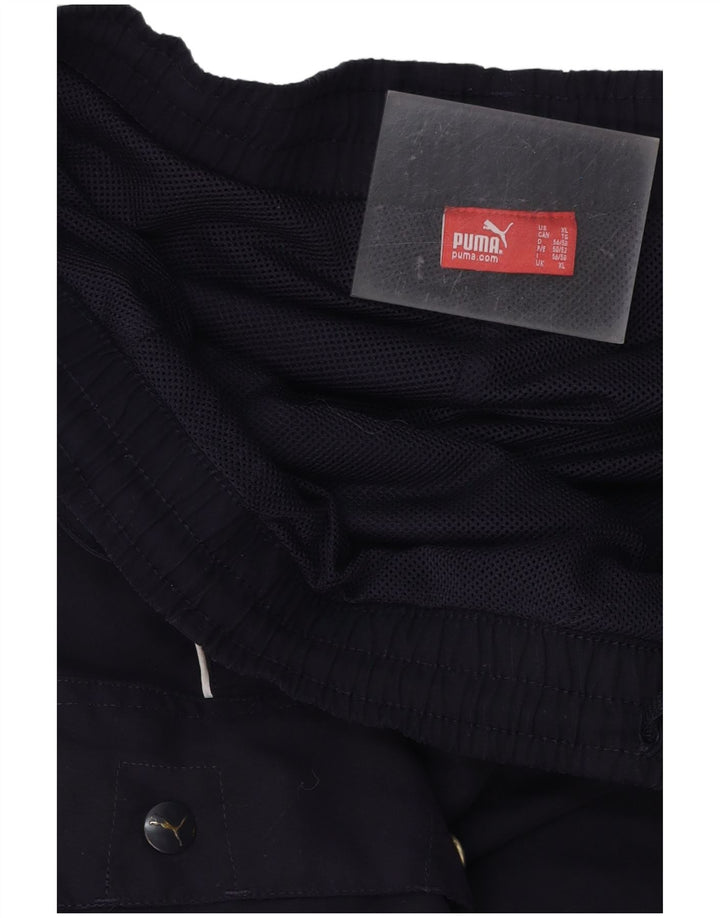 PUMA Mens Bermuda Sport Shorts XL Navy Blue