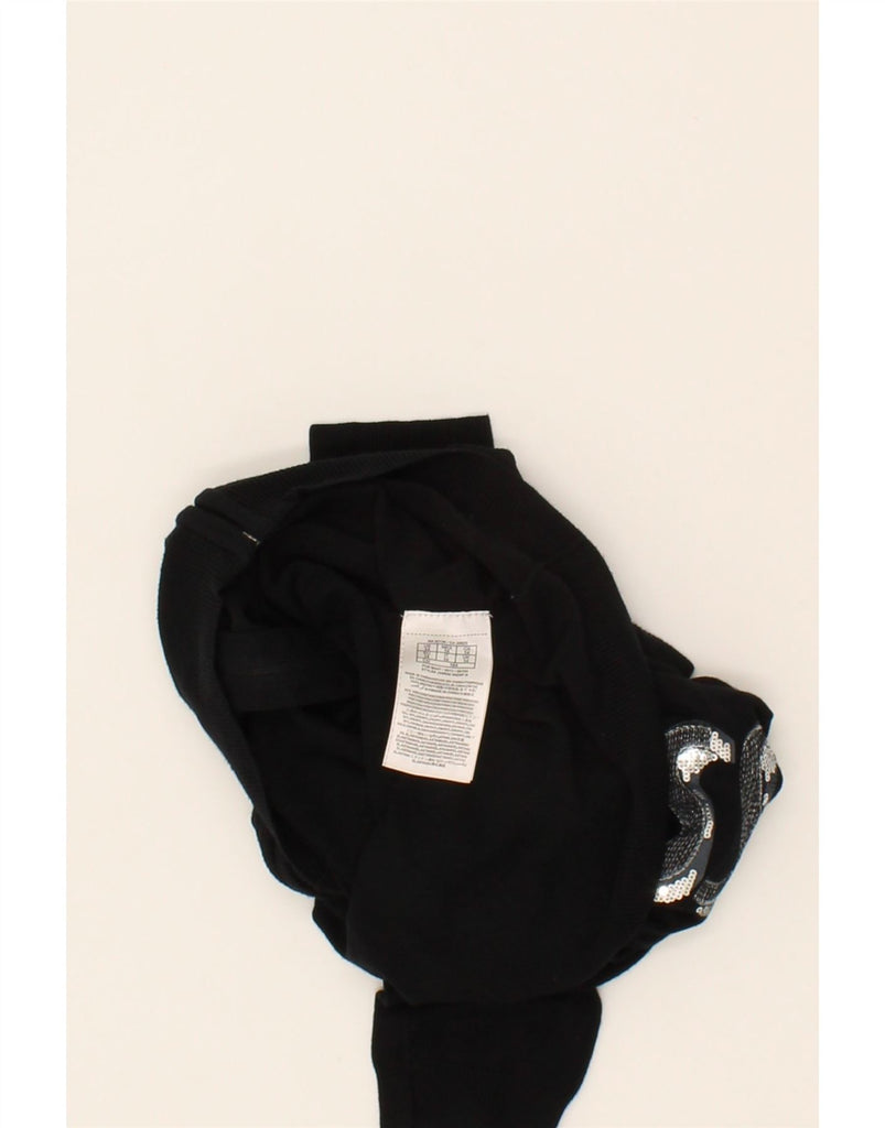 GUESS Girls Graphic Cardigan Sweater 13-14 Years Black Cotton Vintage Guess and Second-Hand Guess from Messina Hembry 