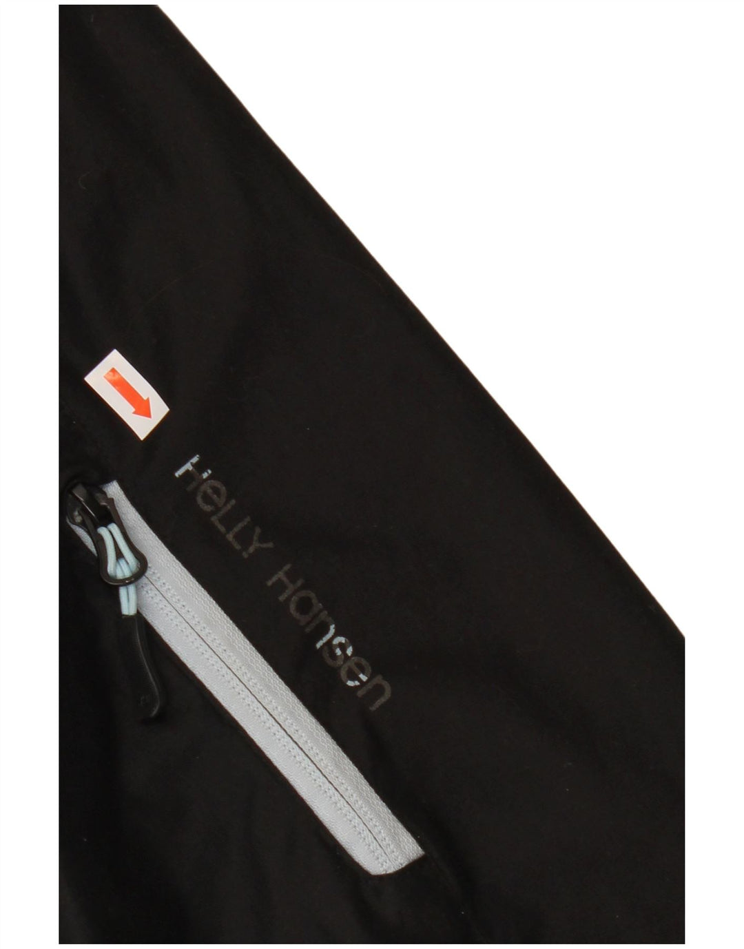 Helly Hansen Womens Oversized Hooded Windbreaker Jacket UK 10 Small Black