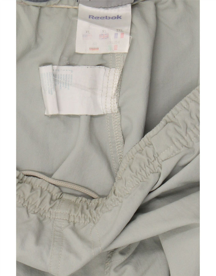 Reebok Mens Bermuda Sport Shorts XL  Grey Nylon