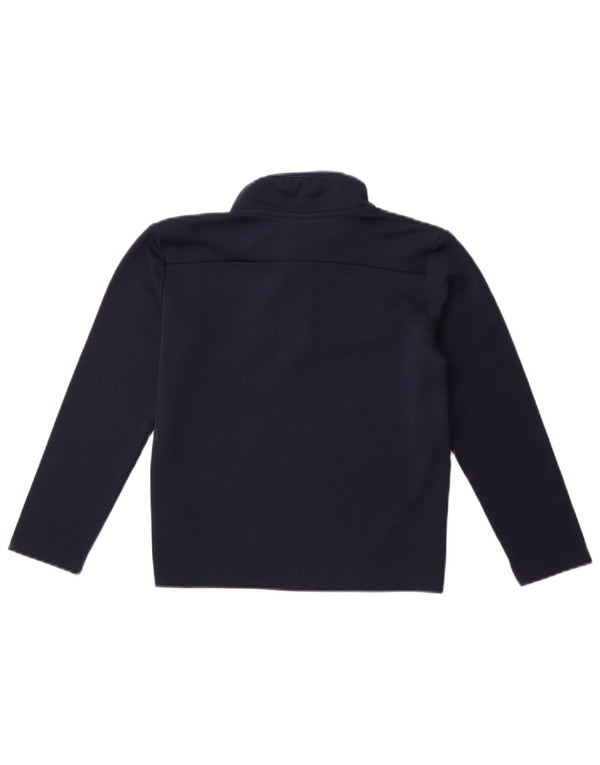 Canterbury Boys Zip Neck Pullover Tracksuit Top 9-10 Years Navy Blue