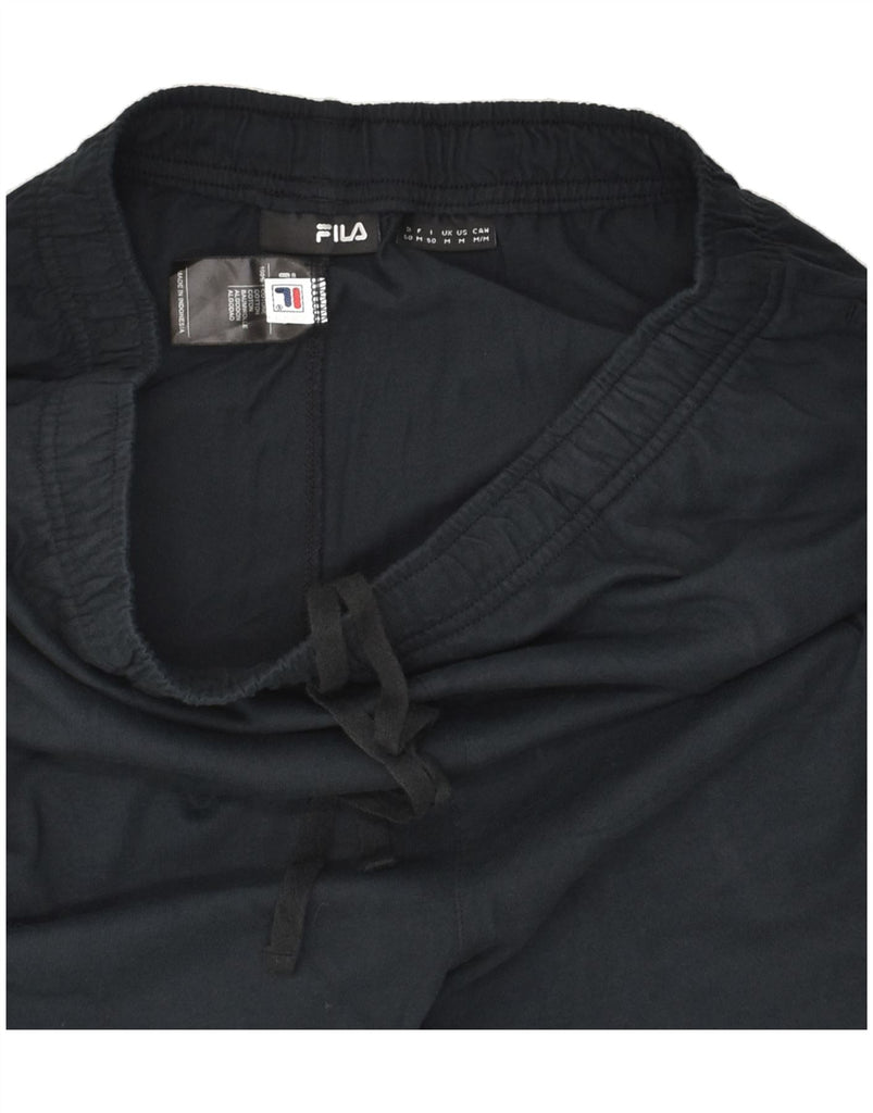 FILA Mens Sport Shorts Medium Black Cotton | Vintage Fila | Thrift | Second-Hand Fila | Used Clothing | Messina Hembry 