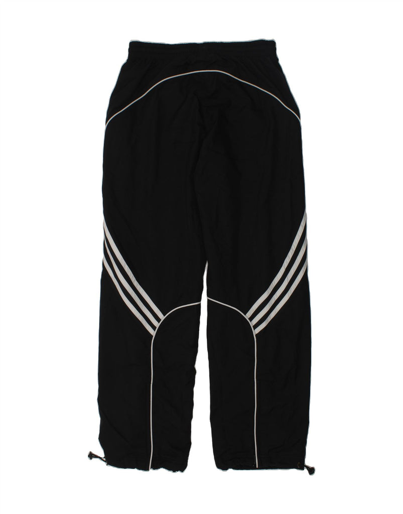 ADIDAS Boys Tracksuit Trousers 11-12 Years Black Polyester | Vintage Adidas | Thrift | Second-Hand Adidas | Used Clothing | Messina Hembry 