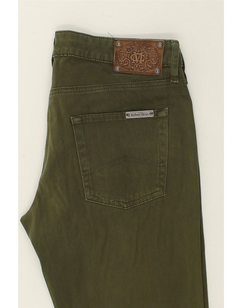 MARLBORO CLASSICS Womens Straight Jeans W31 L32 Green Cotton Vintage Marlboro Classics and Second-Hand Marlboro Classics from Messina Hembry 