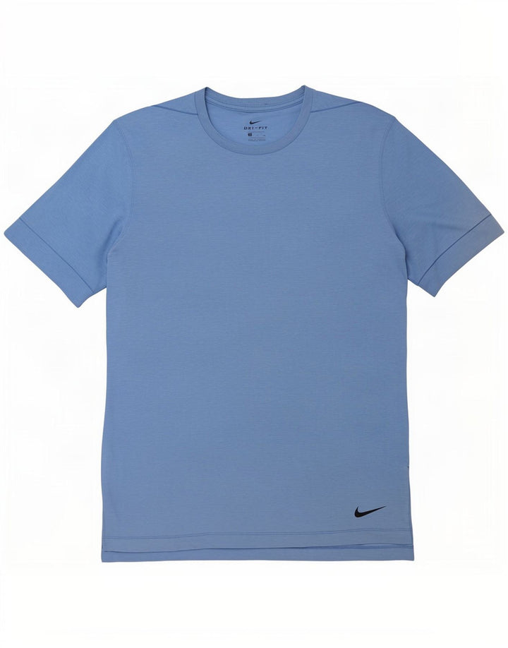 Nike Mens Dri Fit T-Shirt Top XL Blue Polyester