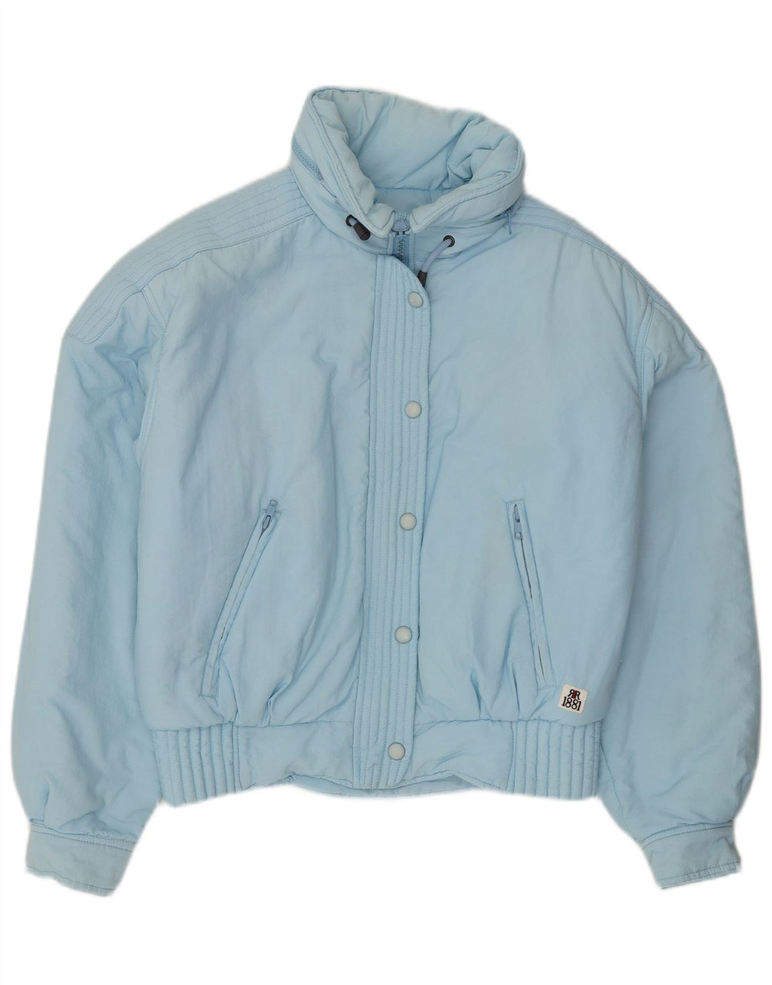 Cerruti 1881 Womens Hooded Oversized Padded Jacket UK 8 Small Blue