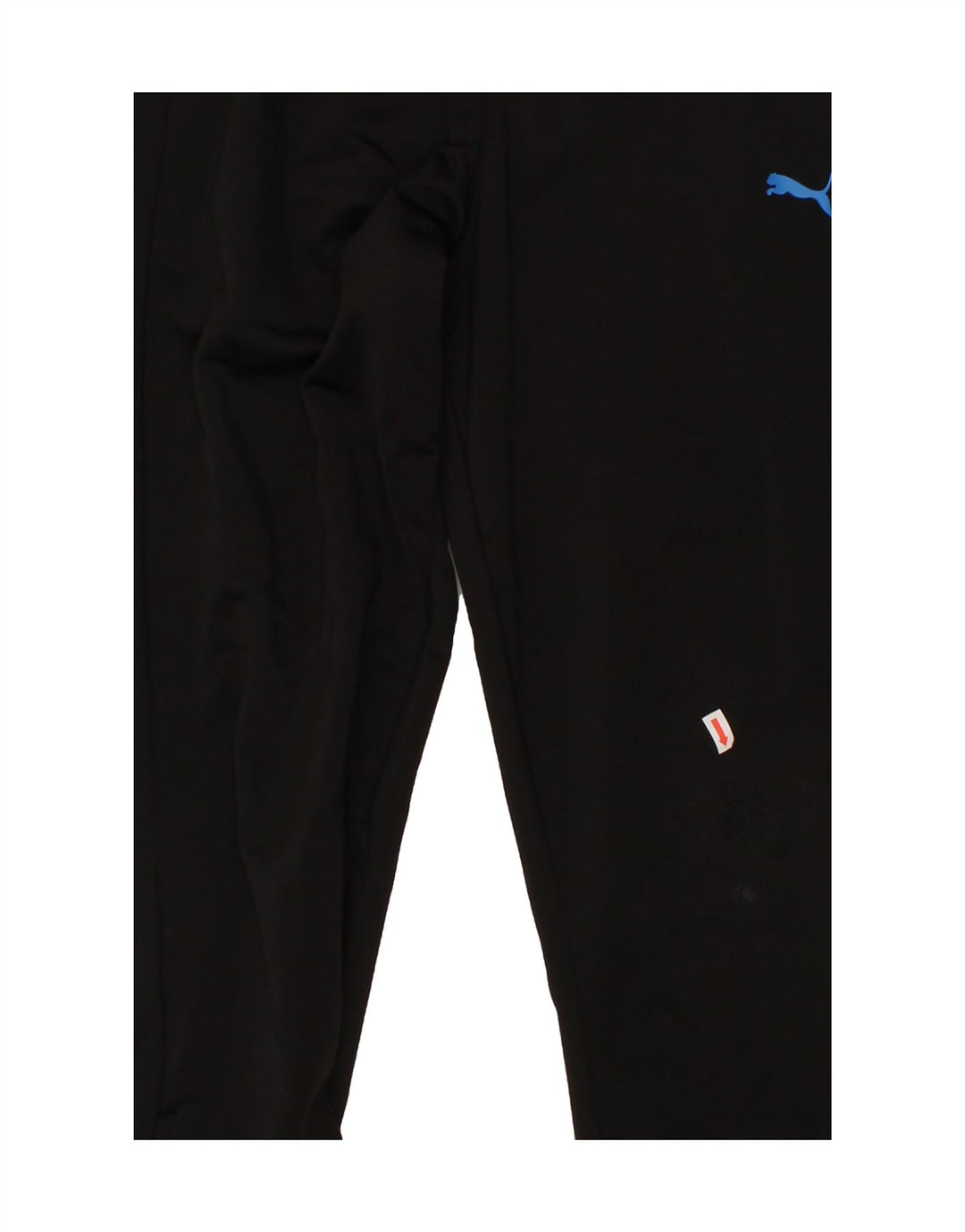 PUMA Boys Tracksuit Trousers 11-12 Years Black Polyester Vintage Puma and Second-Hand Puma from Messina Hembry 