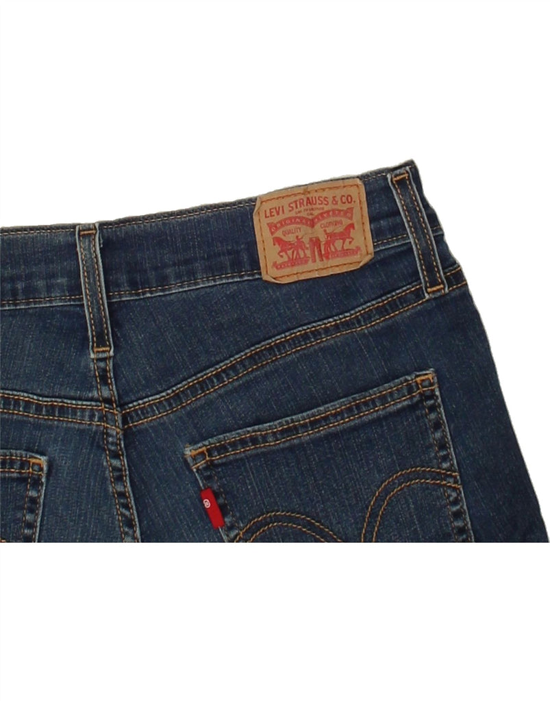 LEVI'S Womens Denim Shorts W29 Medium Navy Blue Cotton | Vintage Levi's | Thrift | Second-Hand Levi's | Used Clothing | Messina Hembry 
