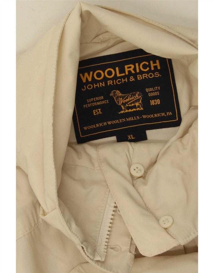 Woolrich Womens Overcoat UK 18 XL Beige