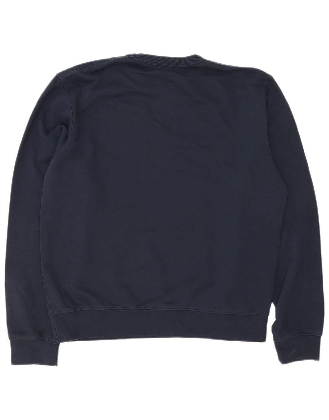 Zara Womens Oversized Sweatshirt Jumper UK 14 Medium Navy Blue Cotton