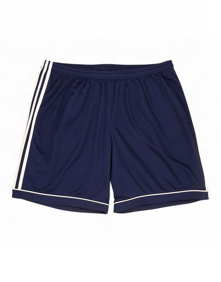 Adidas Mens Climalite Sport Shorts 2XL Navy Blue Polyester