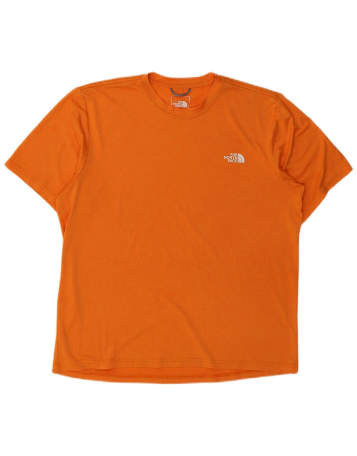 The North Face Mens T-Shirt Top Large Orange