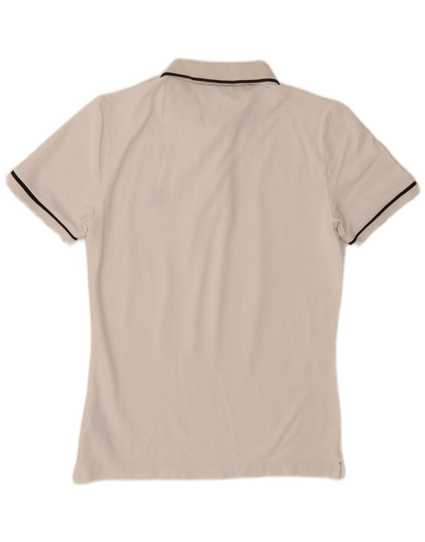 Calvin Klein Mens Slim Fit Polo Shirt Small White Cotton