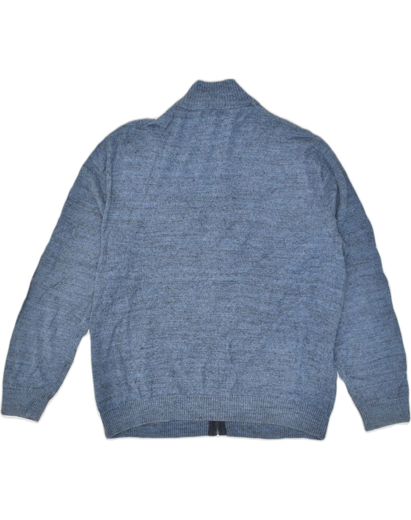 NAUTICA Mens Cardigan Sweater XL Blue Cotton | Vintage Nautica | Thrift | Second-Hand Nautica | Used Clothing | Messina Hembry 