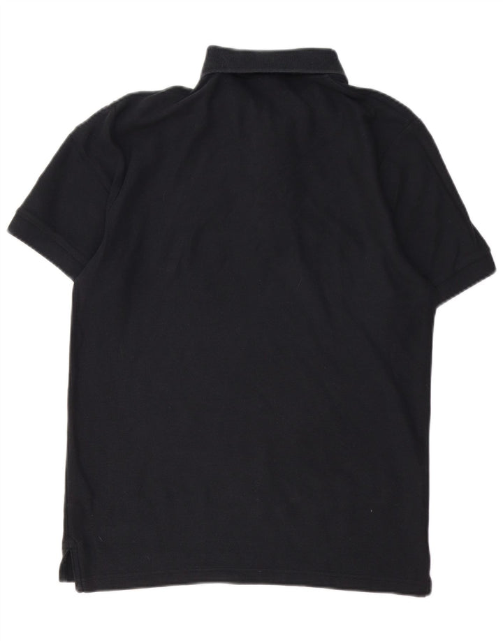 Nike Mens Graphic Polo Shirt Small Black Cotton