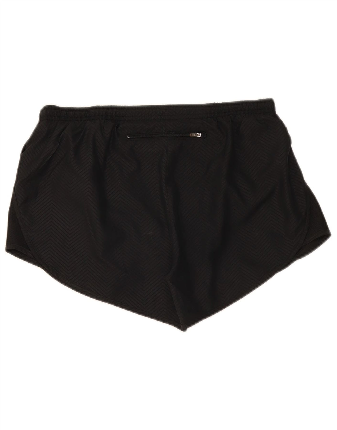Nike Womens Dri Fit Sport Shorts UK 14 Medium Black Chevron Polyester