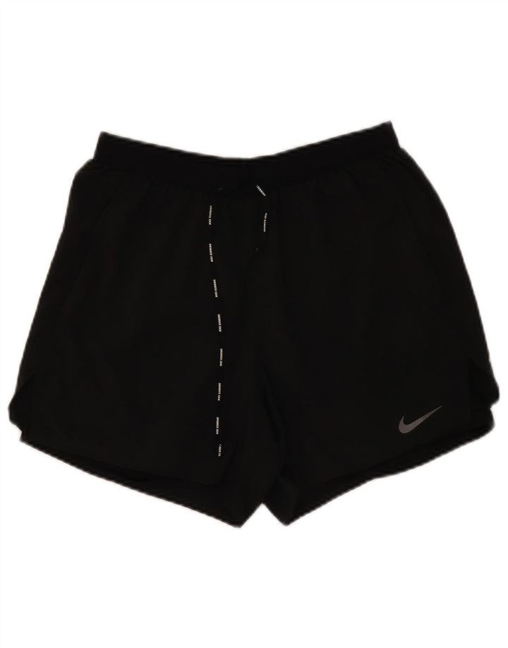 Nike Womens Dri Fit Sport Shorts UK 12 Medium Black