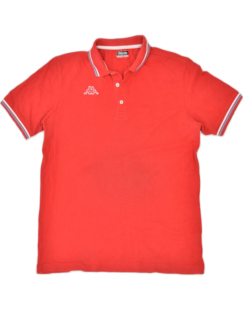 KAPPA Mens Polo Shirt XL Red Cotton | Vintage | Thrift | Second-Hand | Used Clothing | Messina Hembry 