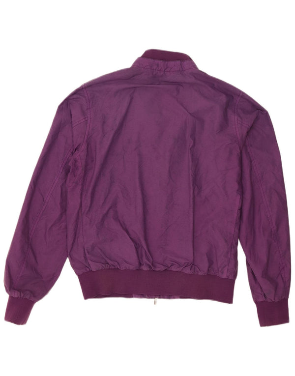 North Sails Womens Bomber Jacket UK 16 Large Purple Nylon