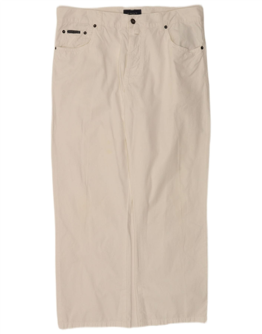 Gant Mens Loose Jeans W36 L28 White Cotton