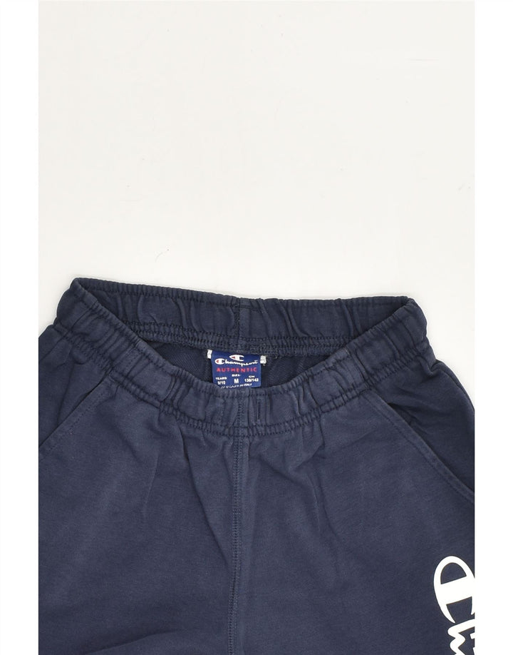 CHAMPION Boys Tracksuit Trousers Joggers 9-10 Years Medium Navy Blue | Vintage Champion | Thrift | Second-Hand Champion | Used Clothing | Messina Hembry 