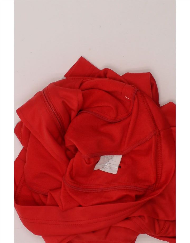 LOTTO Girls Tracksuit Top Jacket 7-8 Years XS  Red Polyester Vintage Lotto and Second-Hand Lotto from Messina Hembry 