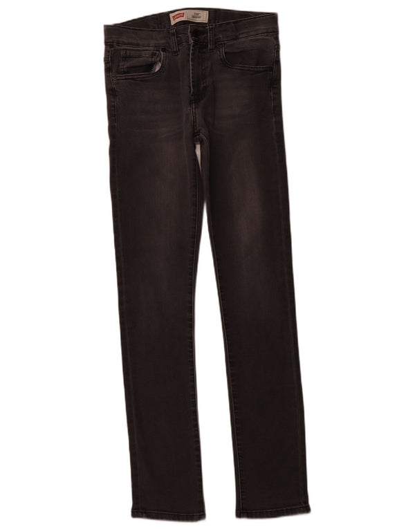 LEVI'S Girls 510 Skinny Jeans 15-16 Years W28 L31 Grey Cotton