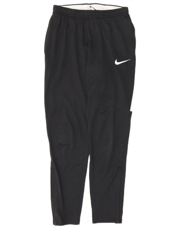 Nike Womens Tracksuit Trousers UK 8 Small Black Polyester Sports