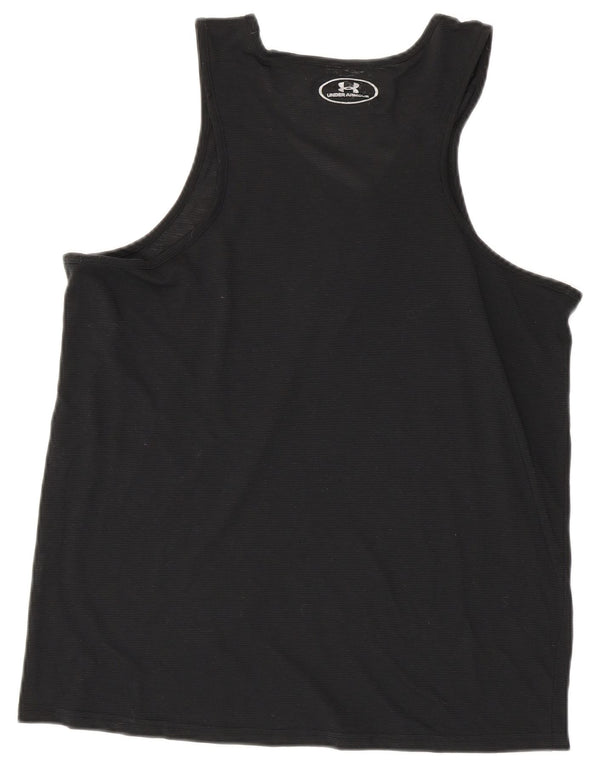 Under Armour Mens Heat Gear Vest Top Large Black