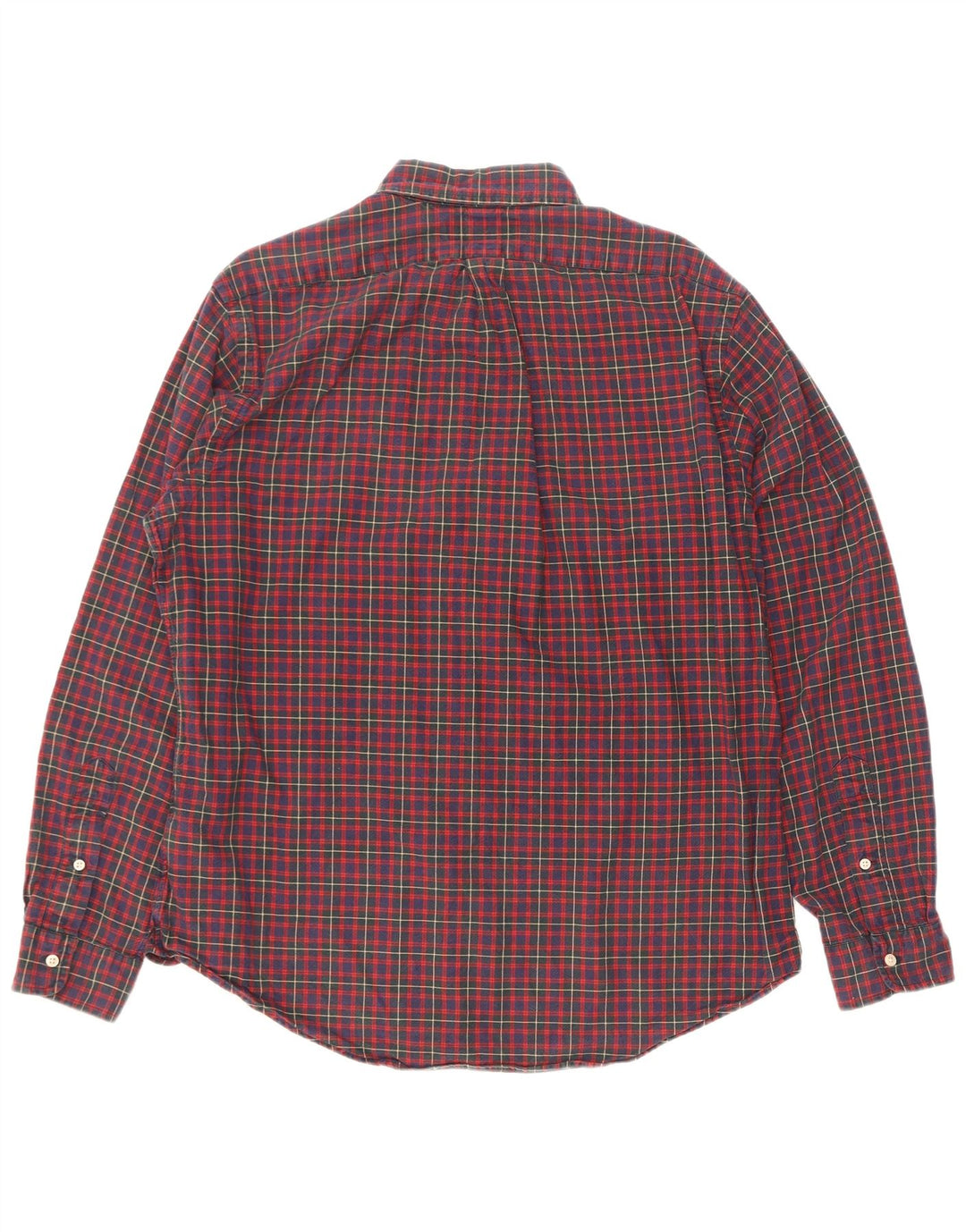 Polo Ralph Lauren Mens Shirt Large Red Check Cotton