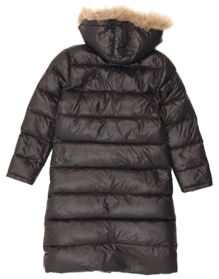 Ellesse Womens Hooded Padded Coat UK 14 Medium Black Nylon