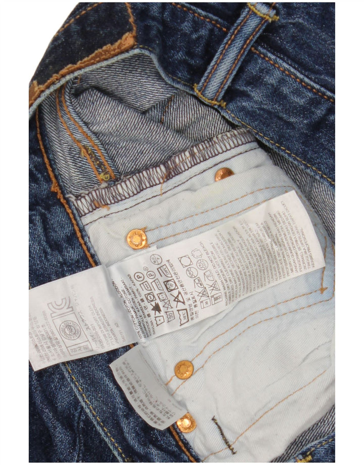 Levi's Mens Straight Jeans W28 L32 Navy Blue Cotton